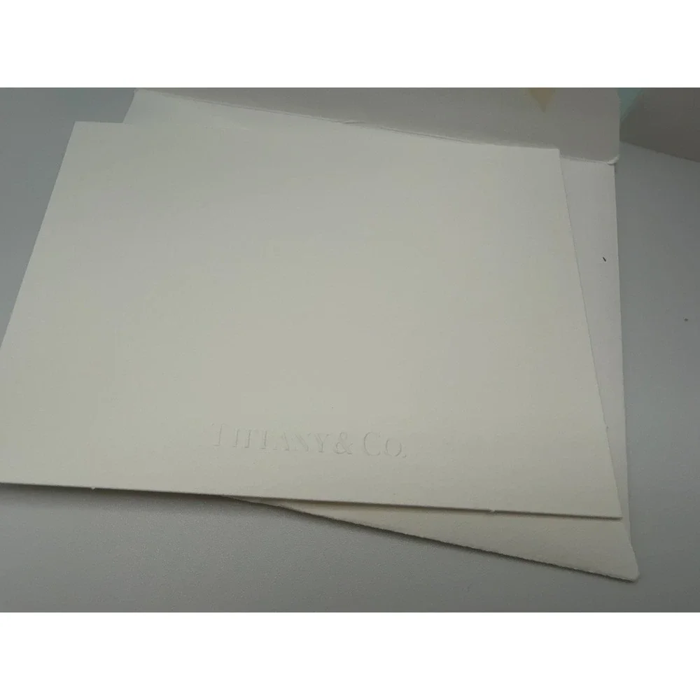 Tiffany & Co Small Blue Shopping Bag and Embossed Stationery Gift Set